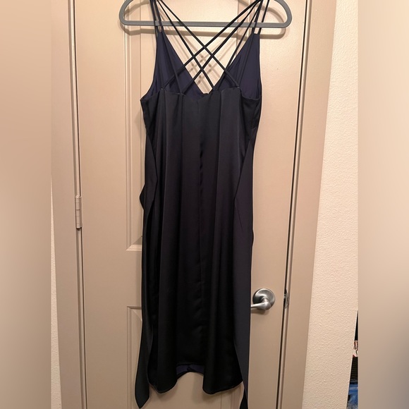 Mid length navy blue dress - Picture 4 of 6